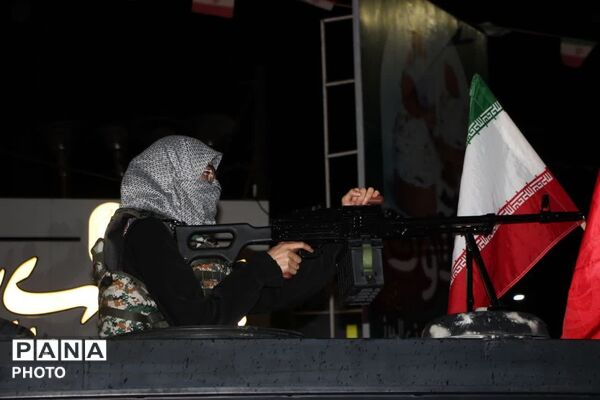 رزمایش دختران «جانفدا ایران» در شهرستان ساوجبلاغ 