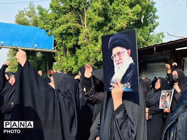 عنبرآباد در سوگ شهادت مقام معظم رهبری