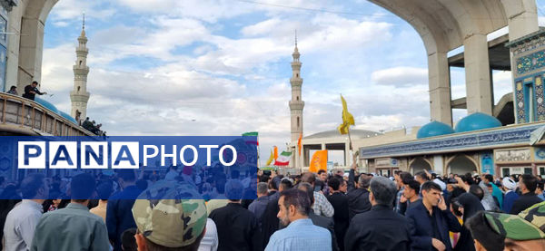 مراسم تشییع و خاکسپاری دو شهید گمنام دوران دفاع مقدس در قم