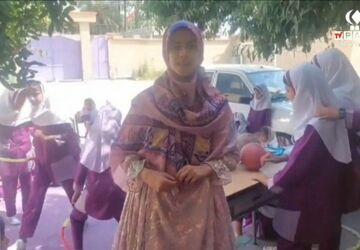 طرح ورزشی نشان در مدرسه حضرت زینب (س) رود فاریاب دشتستان