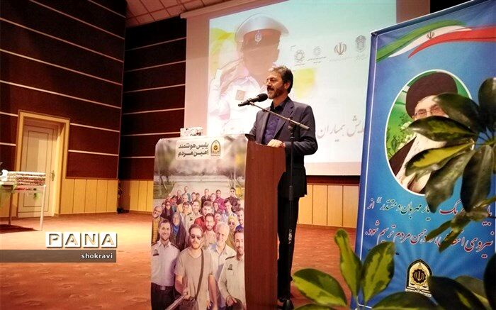 گردهمایی  همیاران پلیس با شرکت بیش از 400 نفر از دانش آموزان در طرقبه شاندیز