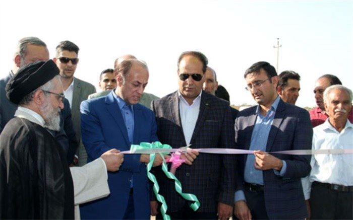 افتتاح زمین چمن مصنوعی و ترمینال پسته روستای رییس آباد بخش مرکزی ابرکوه