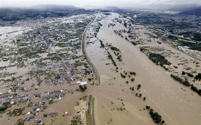 طوفان هاگیبیس در ژاپن با ۵ کشته و ۱۰۰ زخمی
