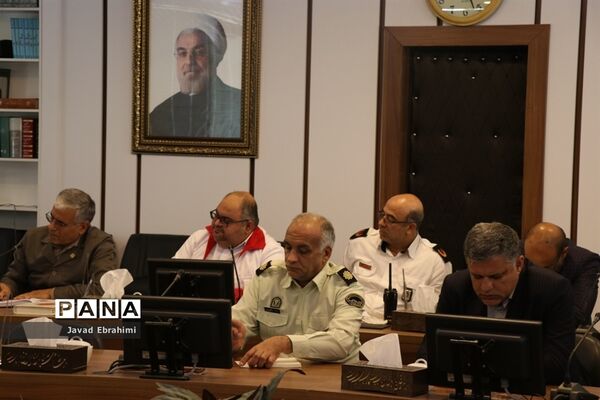 جلسه هماهنگی بیست و یکمین مانور سراسری زلزله در مشهد