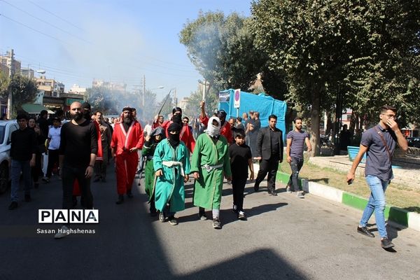 حرکت نمادین کاروان اسرای کربلای حسینی در اسلامشهر
