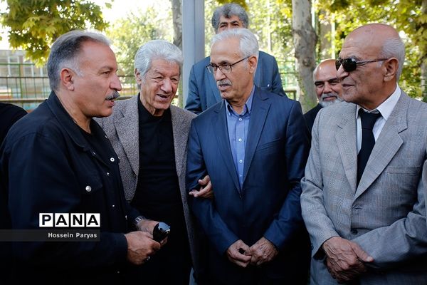 مراسم تشییع پیکر جعفر کاشانی، پیشکسوت فوتبال ایران