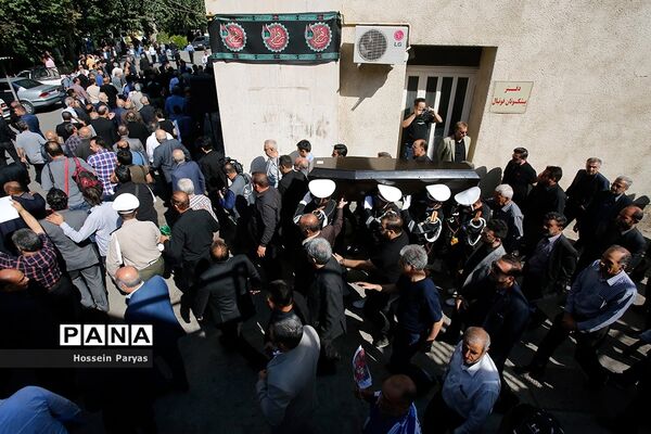 مراسم تشییع پیکر جعفر کاشانی، پیشکسوت فوتبال ایران