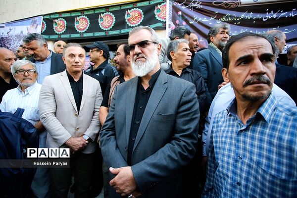مراسم تشییع پیکر جعفر کاشانی، پیشکسوت فوتبال ایران