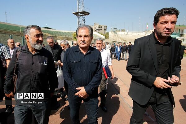 مراسم تشییع پیکر جعفر کاشانی، پیشکسوت فوتبال ایران