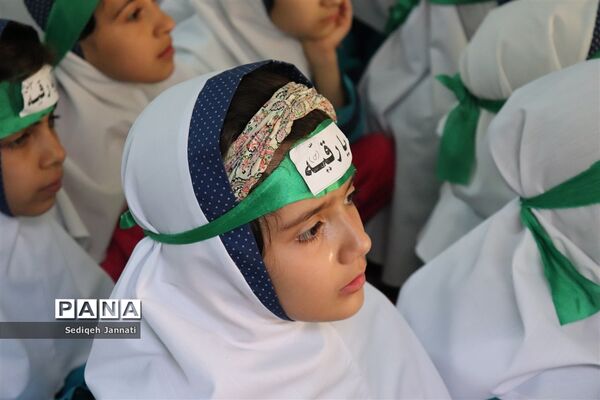 برگزاری مراسم شهادت حضرت رقیه (س) در دبستان 22 بهمن دوره اول شهرستان آباده
