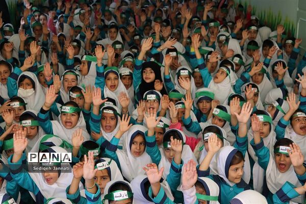 برگزاری مراسم شهادت حضرت رقیه (س) در دبستان 22 بهمن دوره اول شهرستان آباده