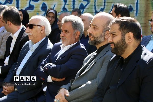 آیین احداث مدرسه خیری به همت خیر نیک اندیش، بتول بختیاری در منطقه 8 آموزش و پرورش