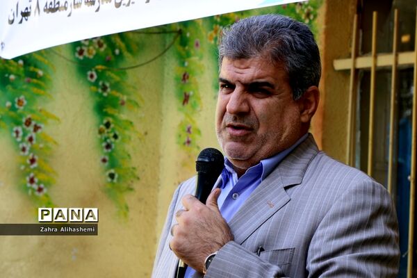 آیین احداث مدرسه خیری به همت خیر نیک اندیش، بتول بختیاری در منطقه 8 آموزش و پرورش