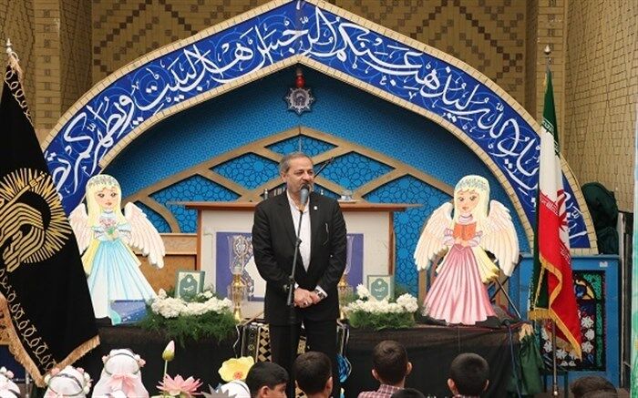 برگزاری آیین نمادین آغاز آموزش قرآن  ویژه دانش آموزان پایه اول در دارالقرآن حرم مطهر رضوی