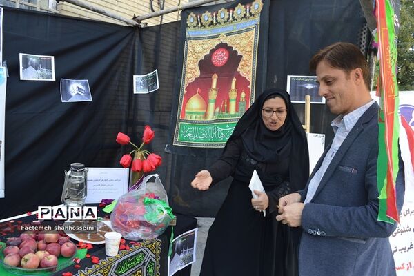 برپایی اولین موکب دانش‌آموزی درشهرستان فیروزکوه