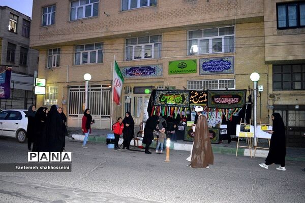 برپایی اولین موکب دانش‌آموزی درشهرستان فیروزکوه