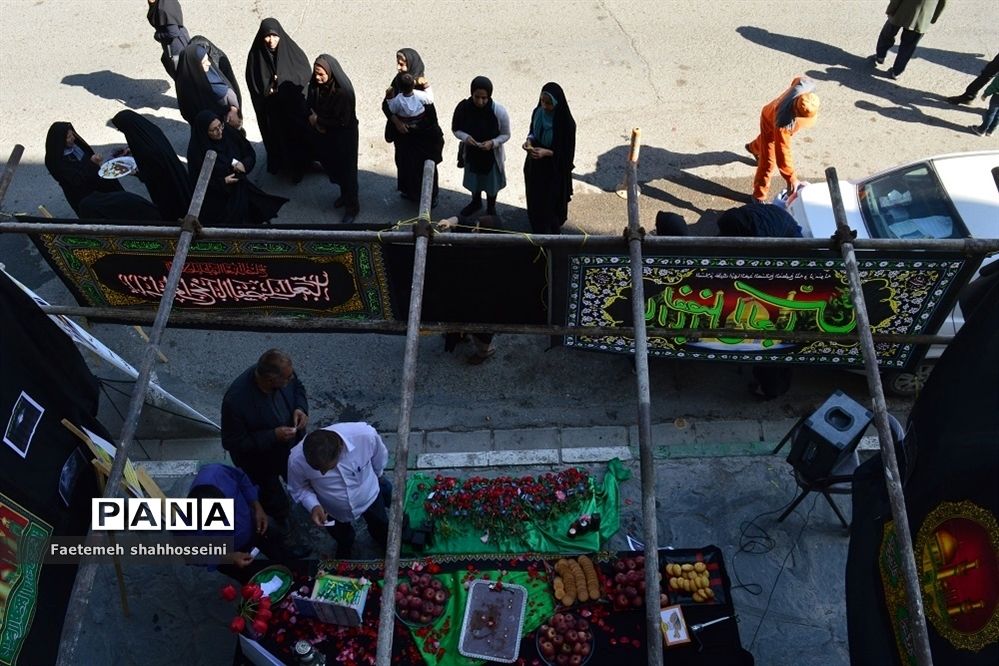 برپایی اولین موکب دانش‌آموزی درشهرستان فیروزکوه