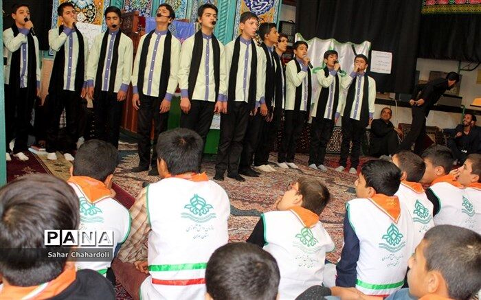 برگزاری مراسم سوگواری اربعین حسینی درمدارس اندیمشک