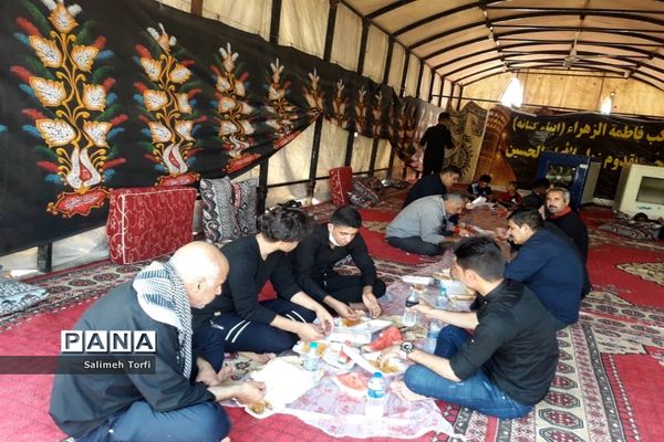 حال و هوای مواکب اربعین حسینی در مرز چزابه