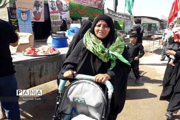 حال و هوای مواکب اربعین حسینی در مرز چزابه