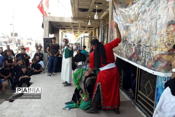 حال و هوای مواکب اربعین حسینی در مرز چزابه