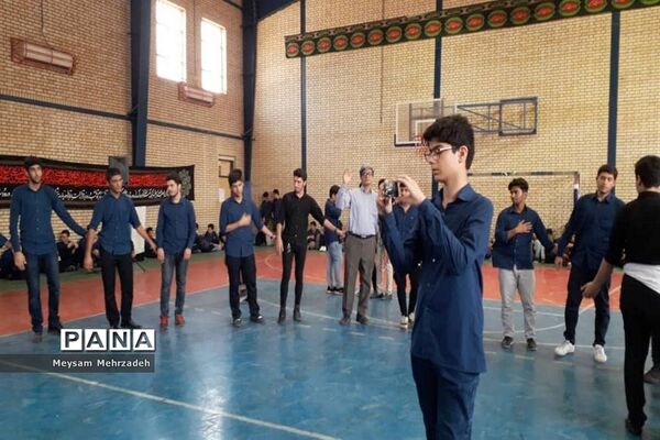 مراسم اربعین حسینی در دبیرستان شهید مطهری  بوشهر