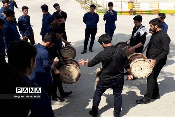 مراسم اربعین حسینی در دبیرستان شهید مطهری  بوشهر