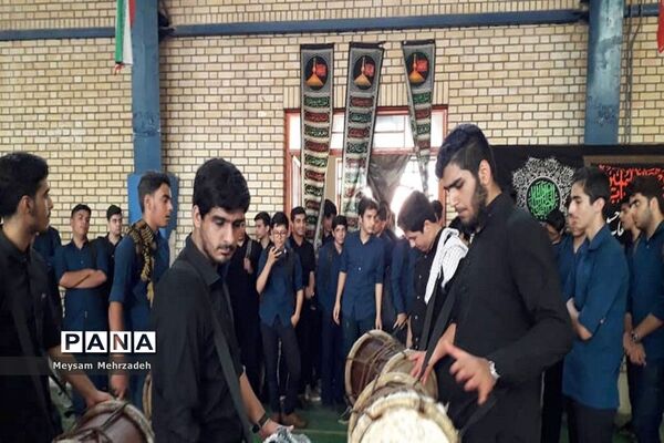 مراسم اربعین حسینی در دبیرستان شهید مطهری  بوشهر