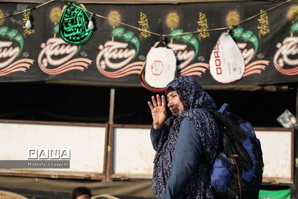 عبور زائران اربعین حسینی از مرز بین المللی شلمچه