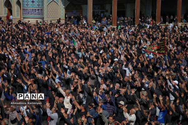 شور حسینی در حرم مطهر احمدبن موسی (ع) در شیراز