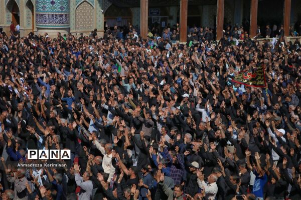 شور حسینی در حرم مطهر احمدبن موسی (ع) در شیراز