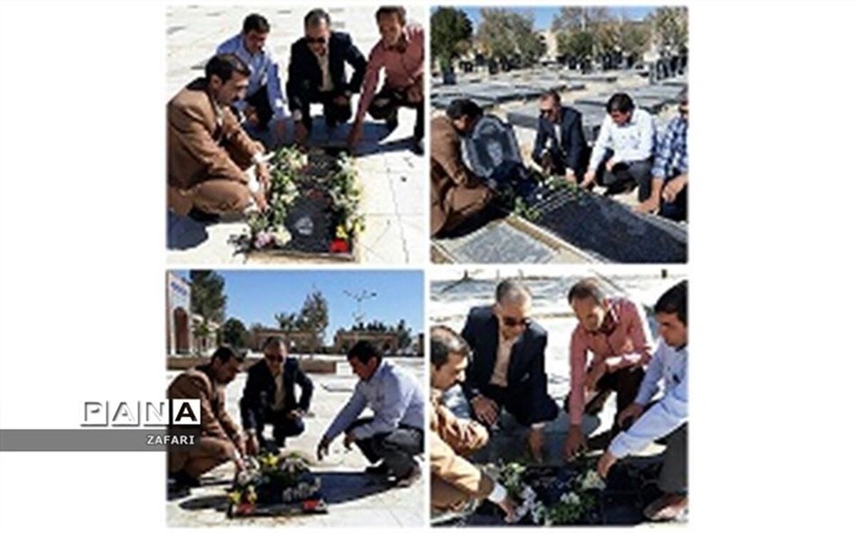 عطرافشانی گلزار خوشنویسان شهید و فقید در شیروان