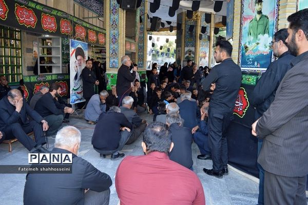 پیاده روی دلدادگان اربعین حسینی درفیروزکوه