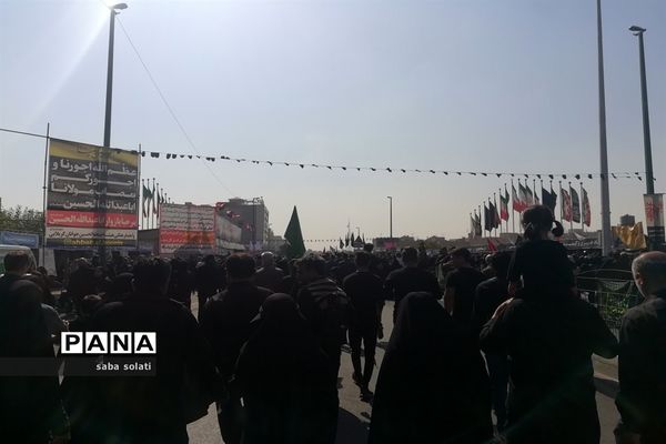 راهپیمایی عاشقان امام حسین(ع) ویاران باوفایش درشهرری