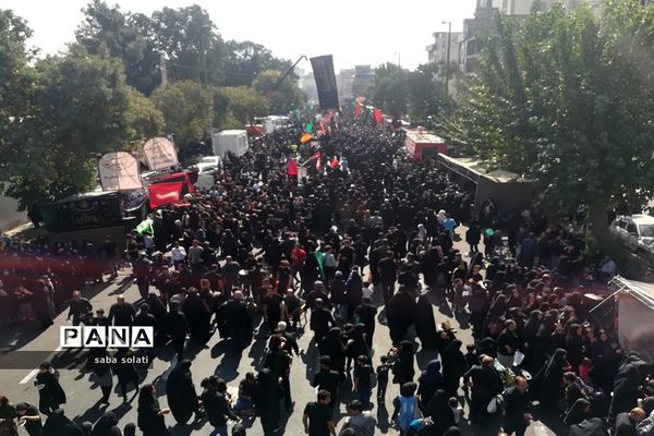 راهپیمایی عاشقان امام حسین(ع) ویاران باوفایش درشهرری