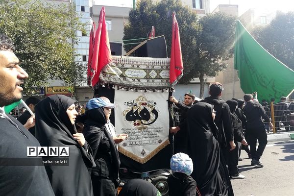 راهپیمایی عاشقان امام حسین(ع) ویاران باوفایش درشهرری