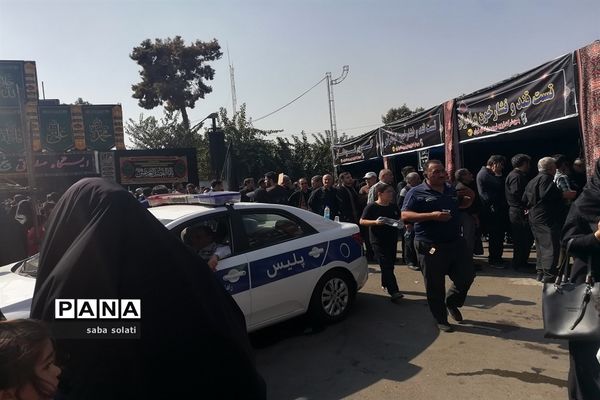 راهپیمایی عاشقان امام حسین(ع) ویاران باوفایش درشهرری