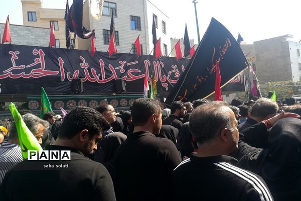 راهپیمایی عاشقان امام حسین(ع) ویاران باوفایش درشهرری