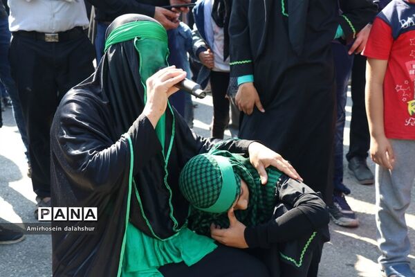 پیاده‌روی جاماندگان اربعین در قائمشهر