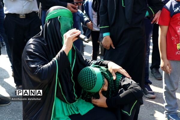 پیاده‌روی جاماندگان اربعین در قائمشهر