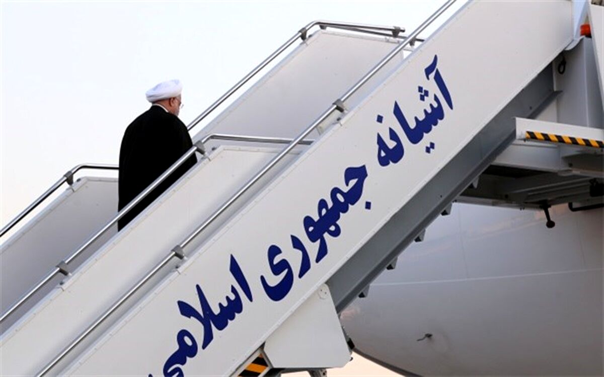 روحانی دقایقی پیش عازم باکو شد
