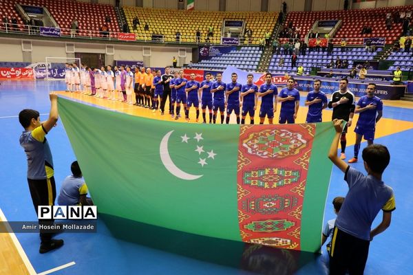 دیدار تیم‌های ترکمنستان و قرقیزستان از سری بازی‌های مرحله مقدماتی فوتسال آسیا