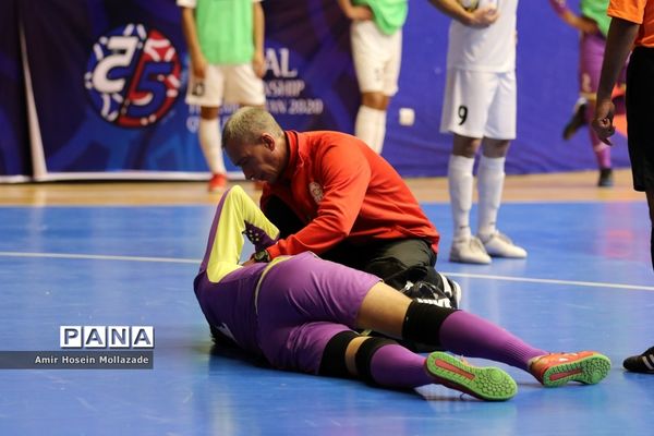 دیدار تیم‌های ترکمنستان و قرقیزستان از سری بازی‌های مرحله مقدماتی فوتسال آسیا