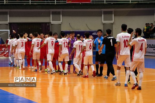 دیدار تیم‌های ایران و قرقیزستان از سری بازی‌های مرحله مقدماتی فوتسال آسیا