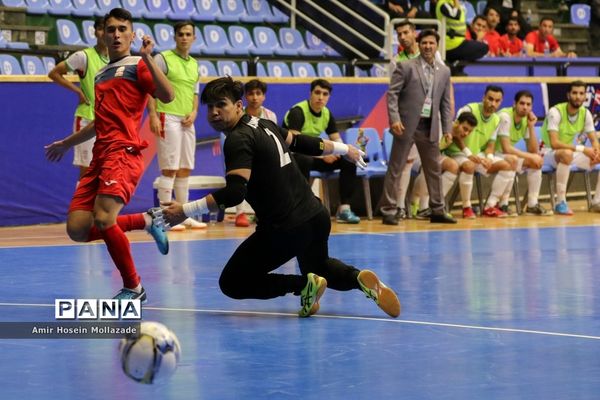 دیدار تیم‌های ایران و قرقیزستان از سری بازی‌های مرحله مقدماتی فوتسال آسیا