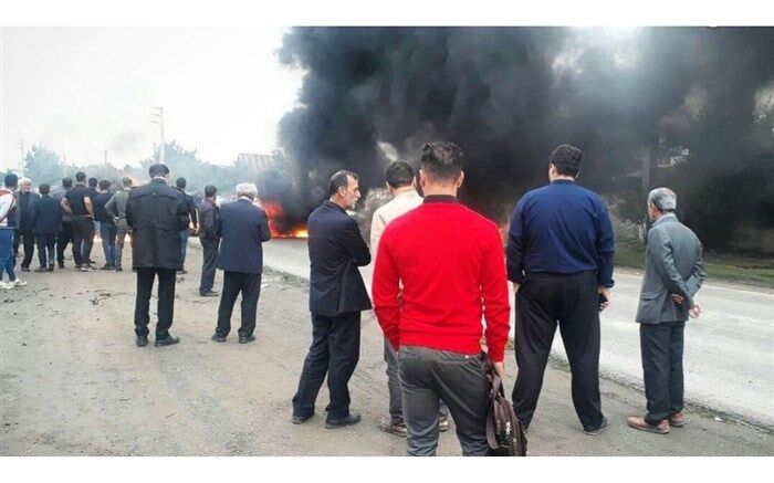 بازگشت آرامش به جاده بندپی غربی بابل