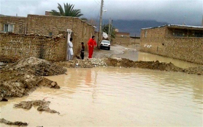 سیل در لرستان و احتمال طغیان رودخانه‌