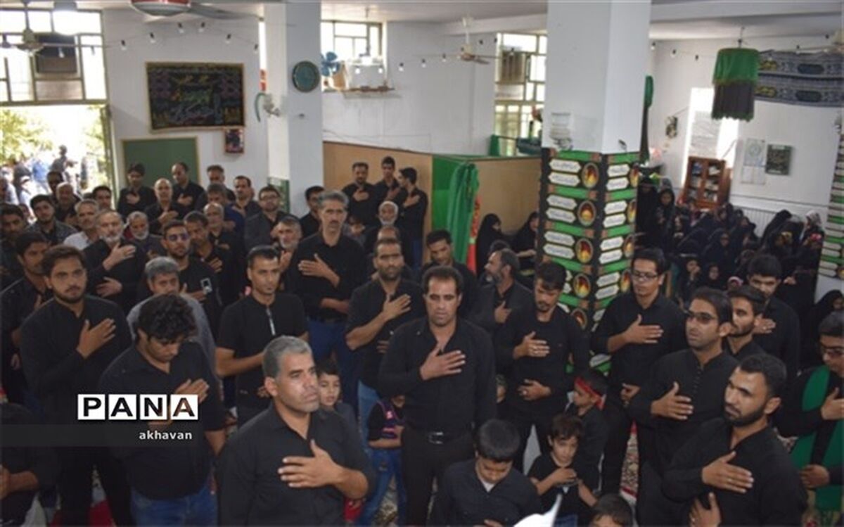 برگزاری مراسم عزاداری شهادت امام حسن مجتبی (ع) در بهاباد