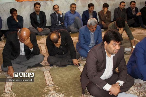 مراسم عزاداری رحلت پیامبر اعظم و شهادت حضرت امام حسن مجتبی(ع) و حضرت امام رضا (ع)در آموزش و پرورش استان بوشهر