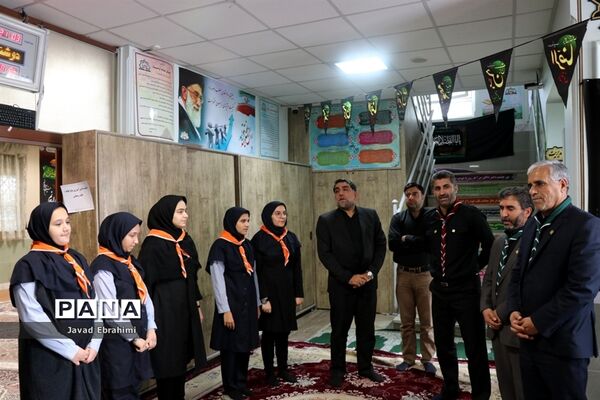 بازدید مدیر سازمان دانش‌آموزی خراسان رضوی از خدمت‌رسانی پیشتازان به زائران امام رضا (ع)